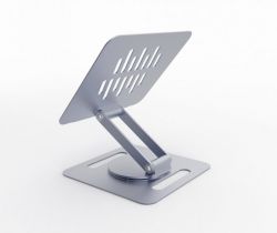 Підставка для ноутбука Підставка під ноутбук до 15.6",ругльована, обертова, алюміній Gembird NBS-DR1-01 - Картинка 3