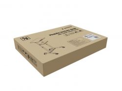 Підлогова тумба під телевізор поворотна, 32" - 65" (до 35 кг) Gembird TVS-65S-02 - Картинка 4