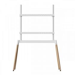 Підлогова тумба під телевізор, біла, 55" - 86" (до 40 кг) Gembird TVS-86F-01-W - Картинка 2