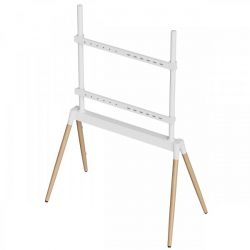 Підлогова тумба під телевізор, біла, 55" - 86" (до 40 кг) Gembird TVS-86F-01-W - Картинка 3