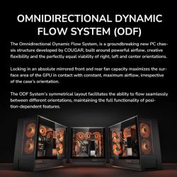 Ігровий корпус, 4*160mm, ARGB Fan Pre-installed, Type-C x1, USB3.0 x2, Audio x1 Cougar OMNY X RGB White - Картинка 9