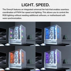 Ігровий корпус, 4*160mm, ARGB Fan Pre-installed, Type-C x1, USB3.0 x2, Audio x1 Cougar OMNY X RGB - Картинка 18