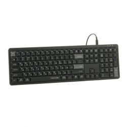 Клавіатура дротова з ножичним перемикачем Fstyler, USB A4Tech FX55 (Black) - Картинка 2