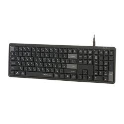 Клавіатура дротова з ножичним перемикачем Fstyler, USB A4Tech FX55 (Black) - Картинка 3