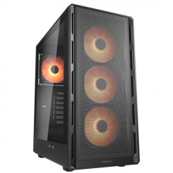  , 3*120mm ARGB, 1*120mm ARGB  , ATX/mATX/mini-ITX,   Cougar AIRFACE PURE PRO Black