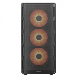 Ігровий корпус, 3*120mm ARGB, 1*120mm ARGB вентилятори передвстановлені, ATX/mATX/mini-ITX, скляне вікно Cougar AIRFACE PURE PRO Black - Картинка 2