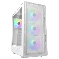  , 3*120mm ARGB, 1*120mm ARGB  , ATX/mATX/mini-ITX,   Cougar AIRFACE PURE RGB (White)