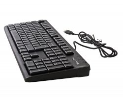 Клавіатура дротова Fstyler, вологозахист, USB A4Tech FK12 (Black) - Картинка 5