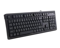 Клавіатура дротова Fstyler, вологозахист, USB A4Tech FKS12 (Black) - Картинка 3