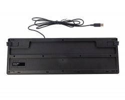 Клавіатура дротова Fstyler, вологозахист, USB A4Tech FKS12 (Black) - Картинка 6