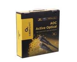 Кабель оптичний (AOC) HDMI V.2.0, 4К 60Гц, позолочені конектори, 35 м Cablexpert CCBP-HDMI-AOC-35M - Картинка 2