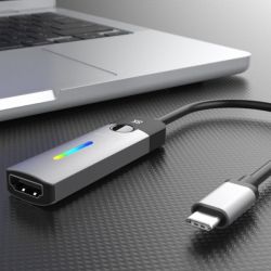 Адаптер-перехідник USB-C на HDMI, 8К 60 Гц LED RGB J5create JCA157-N - Картинка 4