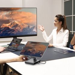 Док станція Ipad USB-C 8-в-1 (HDMI/PD/картридер/USB-A/USB-C/Audio), алюміній J5create JTS224-N - Картинка 12