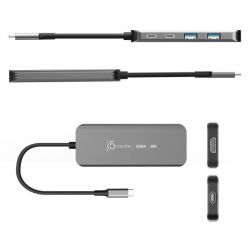  USB-C 5--1 (/HDMI/PD/LAN),  J5create JCH453-N -  5