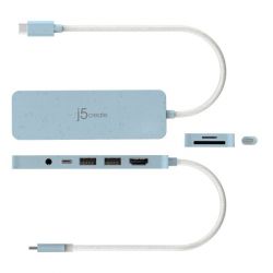  USB-C 6--1 (/HDMI//),  J5create JCD373EC-N -  3