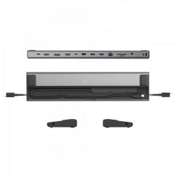 Док станція USB-C 12-в-1 (HDMI/DP/PD/USB-A/USB-C/LAN/картридер/аудіо) J5create JCD554-N - Картинка 4
