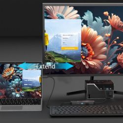 Адаптер-перемикач КМ / хаб 2-USB-A/1 USB-C J5create JCH462-N - Картинка 9