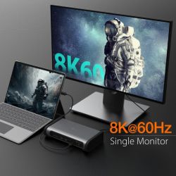 Док станція USB-C 15-в-1 (HDMI/DP/PD/USB-A/USB-C/LAN/картридер/аудіо) J5create JTD568-EN - Картинка 3