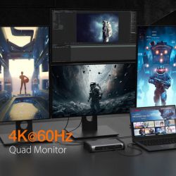 Док станція USB-C 15-в-1 (HDMI/DP/PD/USB-A/USB-C/LAN/картридер/аудіо) J5create JTD568-EN - Картинка 4