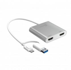 - USB-C/A  2 HDMI (2  ) J5create JCA365-N