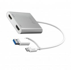 - USB-C/A  2 HDMI (2  ) J5create JCA365-N -  2