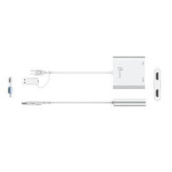 - USB-C/A  2 HDMI (2  ) J5create JCA365-N -  3