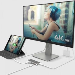 Док станція USB-C 9-в-1 (хаб/HDMI/PD/картридер), сірий J5create JCD383-N - Картинка 6