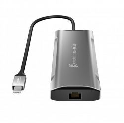 Док станція USB-C 10Gbps, 7-в-1 (хаб/HDMI/PD/картридер), сірий J5create JCD393-N - Картинка 3