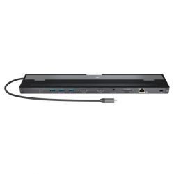 Док станція USB-C 10-в-1 (HDMI/PD/USB-A/USB-C/LAN/картридер/аудіо) J5create JCD542-N - Картинка 2