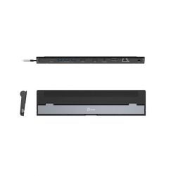 Док станція USB-C 10-в-1 (HDMI/PD/USB-A/USB-C/LAN/картридер/аудіо) J5create JCD542-N - Картинка 4