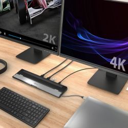 Док станція USB-C 10-в-1 (HDMI/PD/USB-A/USB-C/LAN/картридер/аудіо) J5create JCD542-N - Картинка 9