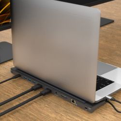Док станція USB-C 10-в-1 (HDMI/PD/USB-A/USB-C/LAN/картридер/аудіо) J5create JCD542-N - Картинка 10
