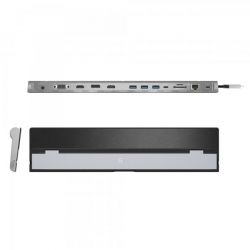 Док станція USB-C 10-в-1 (HDMI/PD/USB-A/USB-C/LAN/картридер/аудіо) J5create JCD543-N - Картинка 4