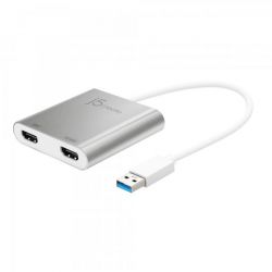 - USB-A  2 HDMI (2  ) J5create JUA365-N