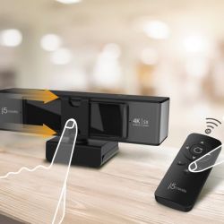 ���-������ ���������, 4K@30Hz, Zoom 5x, USB-A/C 3.0, ��, ���������� �������, �������� 1/4" �� ������, Auto J5create JVCU435-N - �������� 8