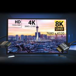 Кабель HDMI V.2.1, 8К 60Гц, HDR10, HLG, 48Gbps, YUV 4:4:4, позолочені конектори, 2 м J5create JDC53-N - Картинка 5