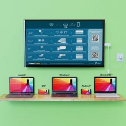 Бездротовий адаптер дисплея ScreenCast 4K до 15м (Miracast, AirPlay, and Chromecast) j5create JVAW76-N - Картинка 6