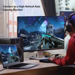 Кабель USB-C на HDMI, 8K 60 Гц, LED RGB 1.8 м J5create JCC157-N - Картинка 9