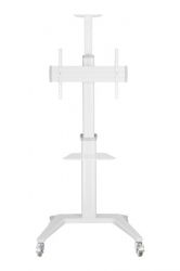 Підлогова підставка під телевізор поворотна, 37" - 70" (до 70 кг) Gembird TVS-70T-02-W - Картинка 2