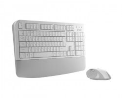 Комплект бездротовий Fstyler клавіатура+миша безшумна, USB A4Tech FG2500S Plus (White) - Картинка 3