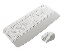 Комплект бездротовий Fstyler клавіатура+миша безшумна, USB A4Tech FG2500S Plus (White) - Картинка 4