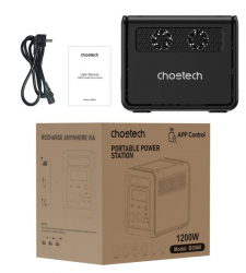 Зарядна станція 1200Вт Choetech BS068-EU-BKGY - Картинка 4