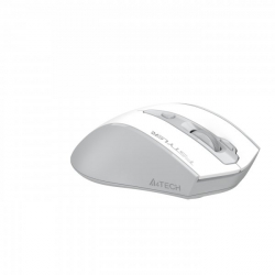 Миша бездротова безшумна Fstyler, USB, 3200 dpi, Double Click A4Tech FG55S Plus (White) - Картинка 3