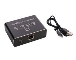 ��������� ��������� 4 �����, 100/1000 ���/� Cablexpert NSP-4P-EU