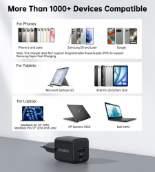 ��������� �������� �������, USB-A/USB-C, 30��, QC3.0/PD/PPS Choetech PD5012-EU-BK - �������� 6