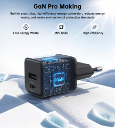 ��������� �������� �������, USB-A/USB-C, 30��, QC3.0/PD/PPS Choetech PD5012-EU-BK - �������� 7