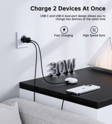 ��������� �������� �������, USB-A/USB-C, 30��, QC3.0/PD/PPS Choetech PD5012-EU-BK - �������� 9