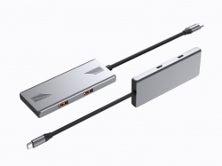 ��� �� 4 ����� 2xUSB 3.2,2xUSB-C, �����, ��������� Gembird UHB-CM-U310-A2C2-01 - �������� 2