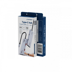 ��� �� 4 ����� 2xUSB 3.2,2xUSB-C, �����, ��������� Gembird UHB-CM-U310-A2C2-01 - �������� 4