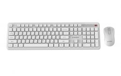 Бездротовий комплект (клавіатура + миша), Silent Pro Business, білий Gembird KBS-WPS-01-W-CYRL - Картинка 2
